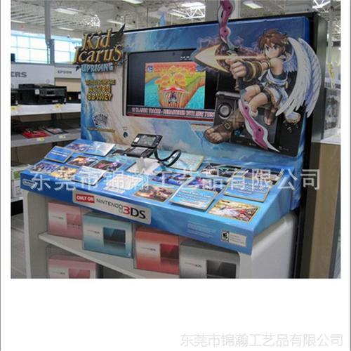 亚克力物料制作广州工厂生产电子产品展示架购物商超展示台